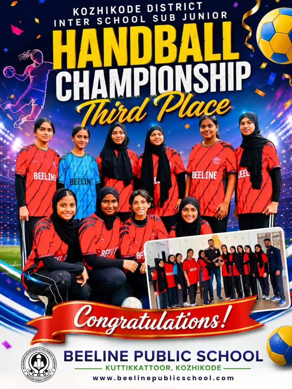 Junior Girls Handball Team